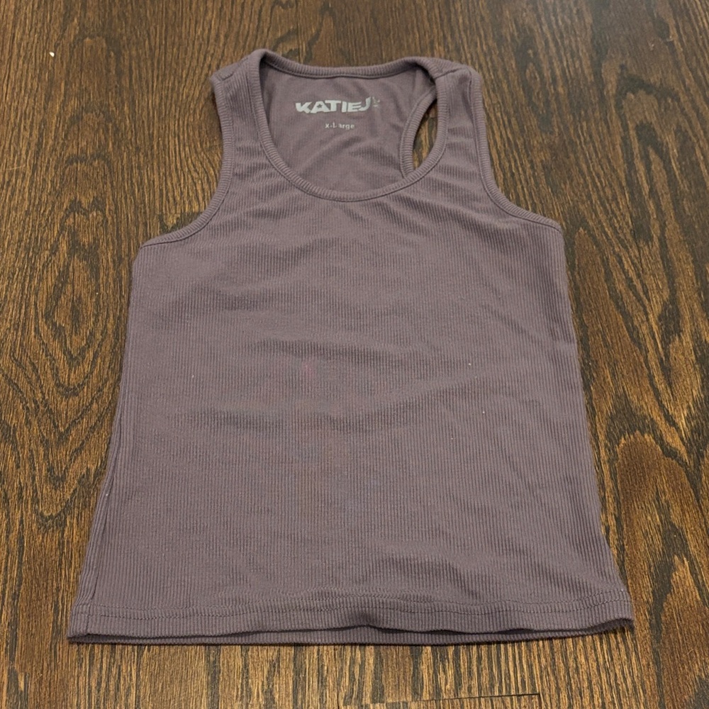 Katie J NYC Girl’s Purple Tank Top Size X Large